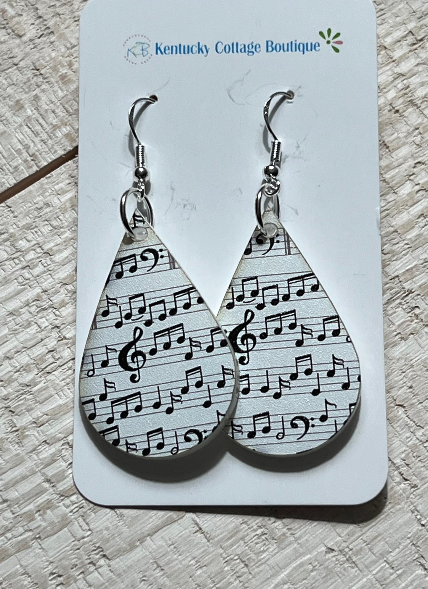 Music Acrylic Earrings