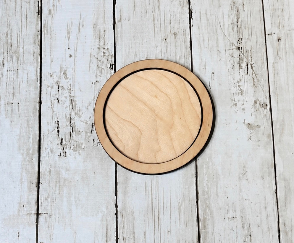 Wood Button WITHOUT holes