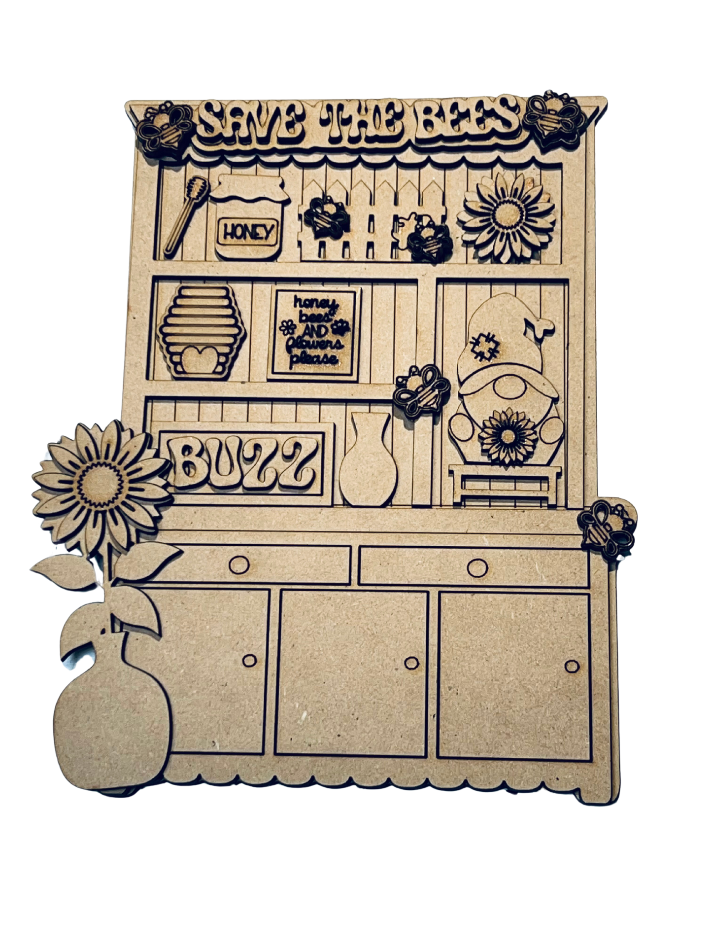 Bee Hutch Shelf Sitter