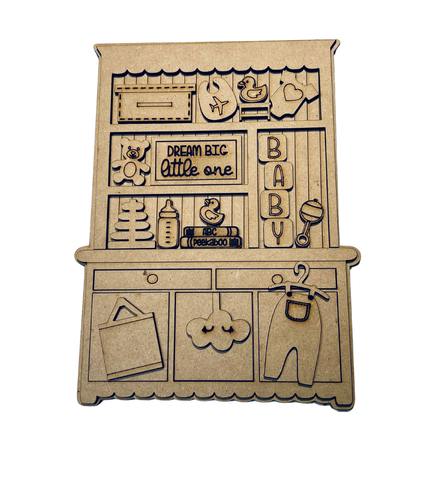 Baby Hutch Shelf Sitter