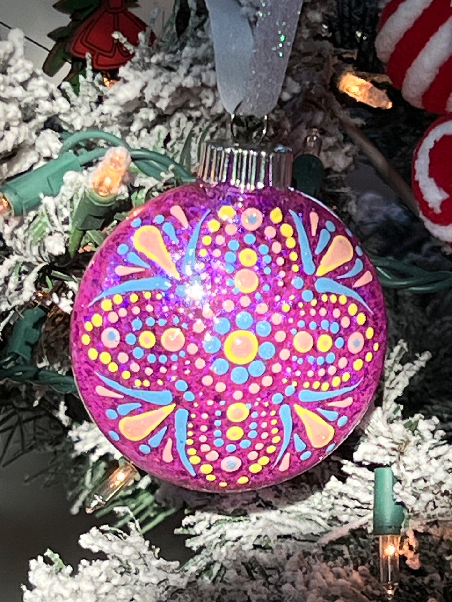 Fuchsia Tree Ornament