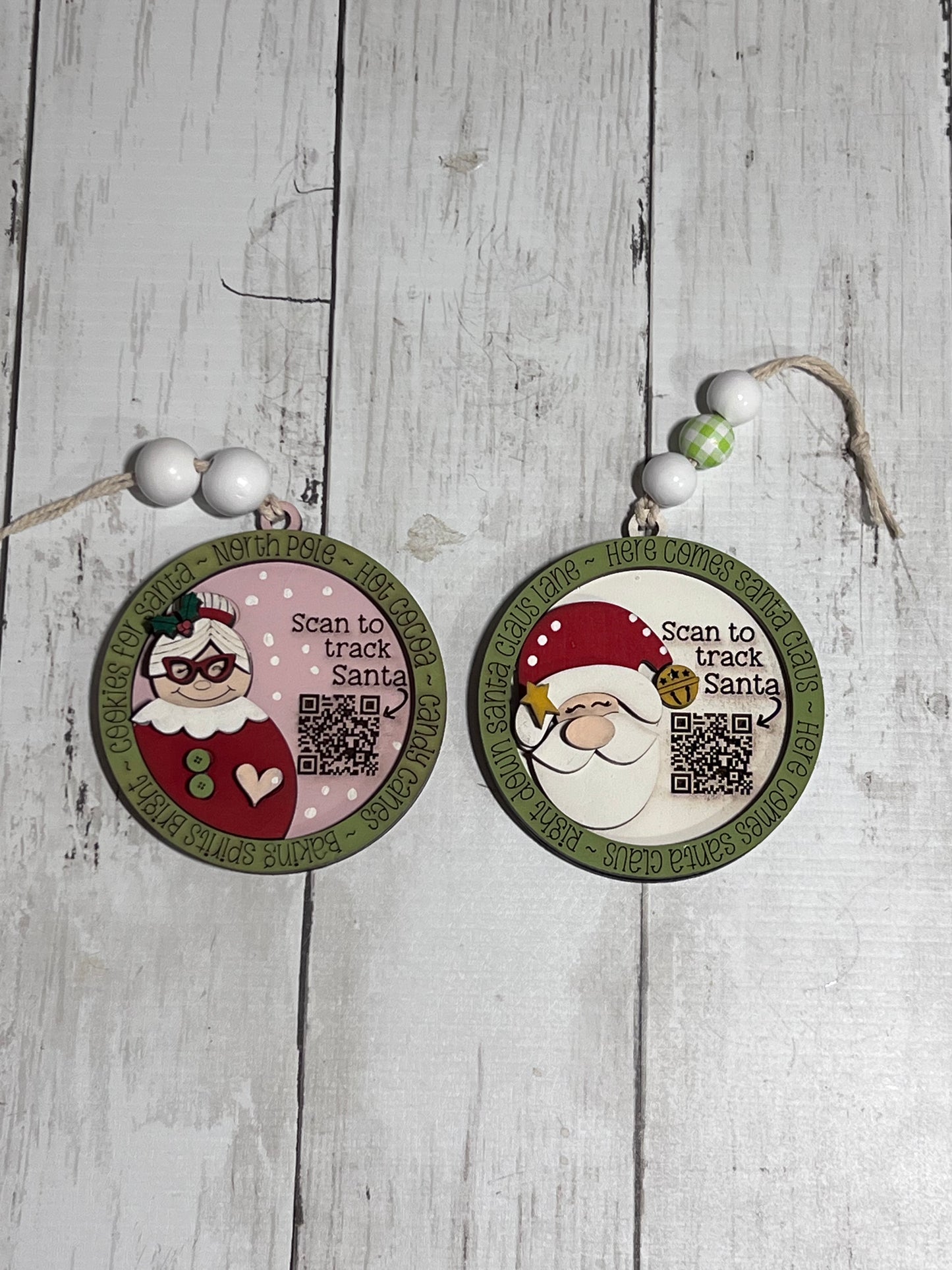 Santa Tracker Ornaments