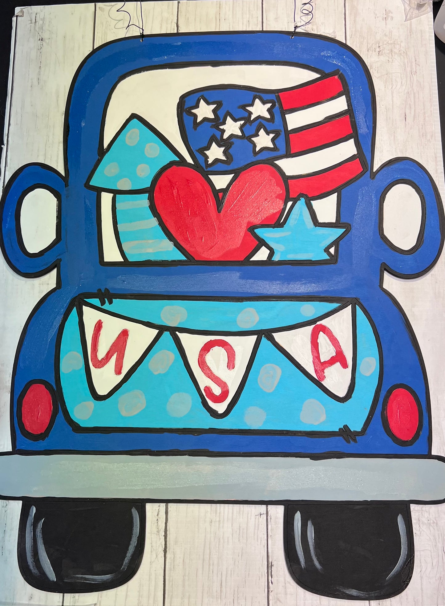 USA Truck Door Hanger