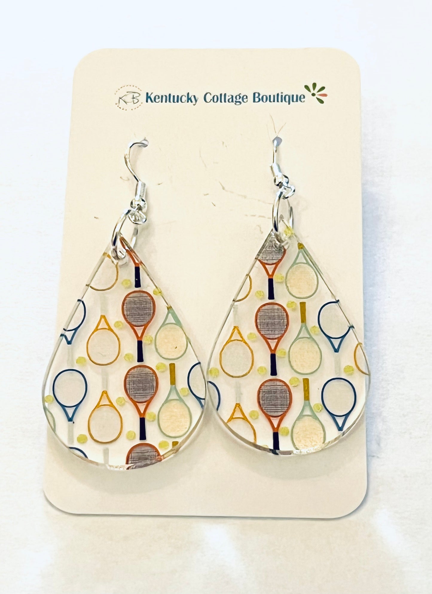 Tennis  Acrylic Earrings