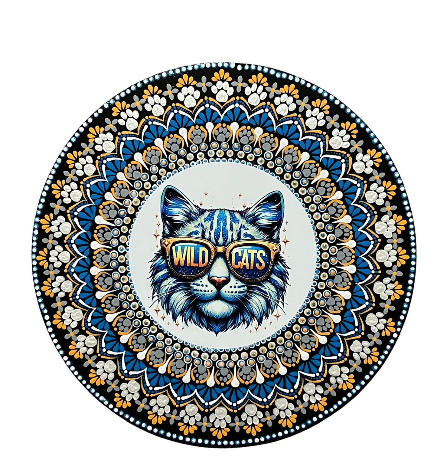 Wildcat Dot Art Mandala