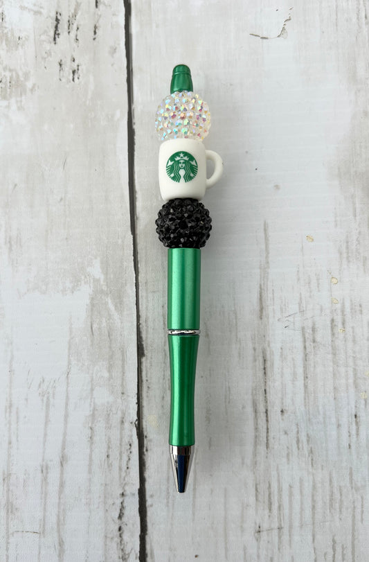 Coffee Beaded Pen