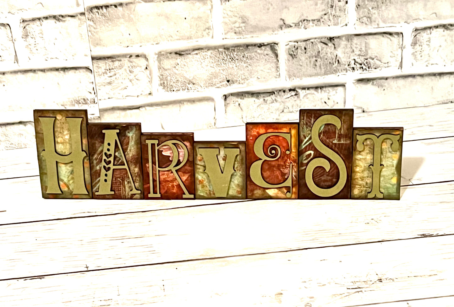 Harvest Word Blocks