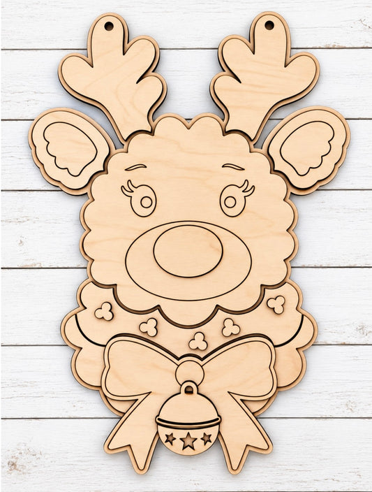 Reindeer Door Hanger