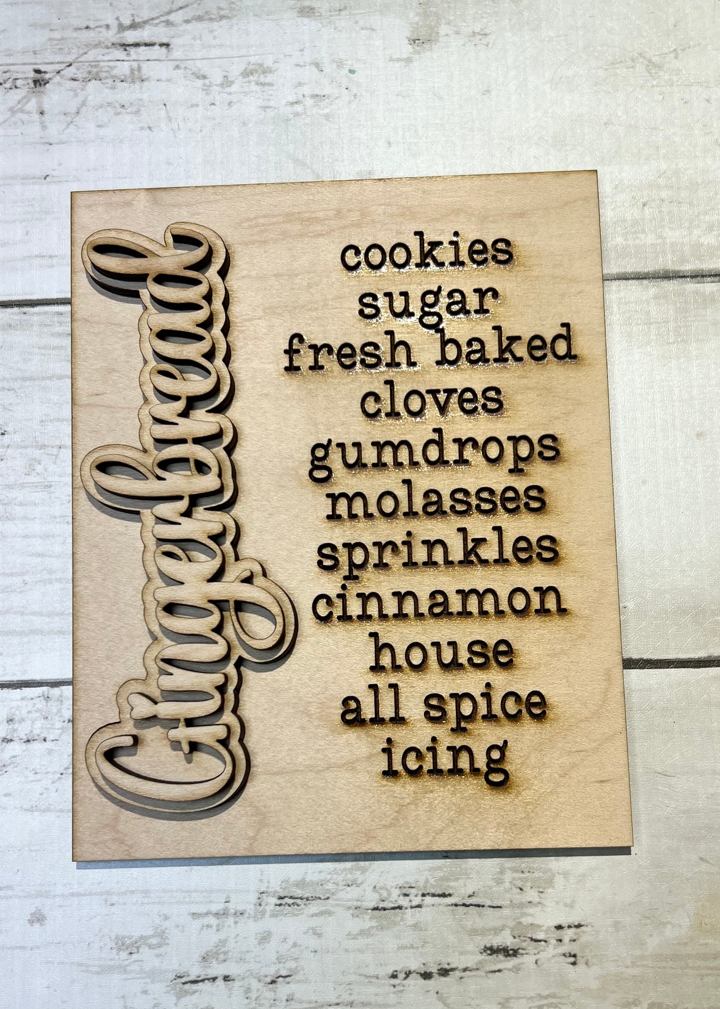 Gingerbread Signs