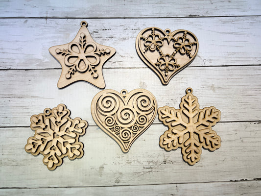 Gingerbread ornament set