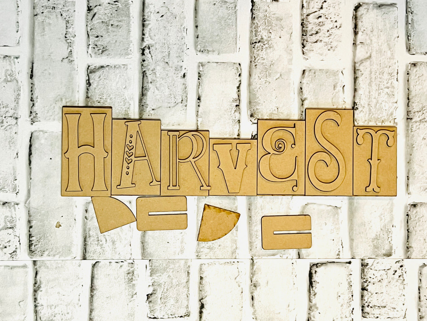 Harvest Word Blocks