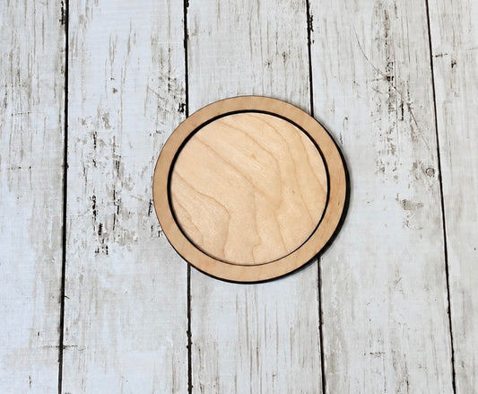 Wood Button WITHOUT holes