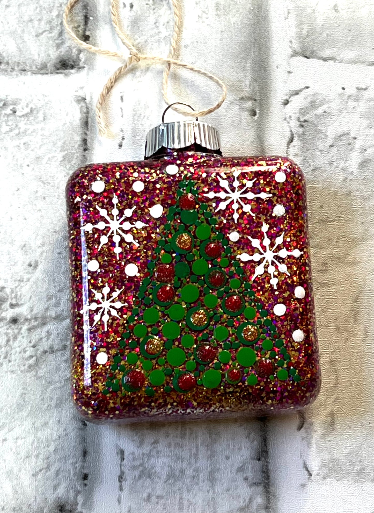 Red Christmas Tree Ornament