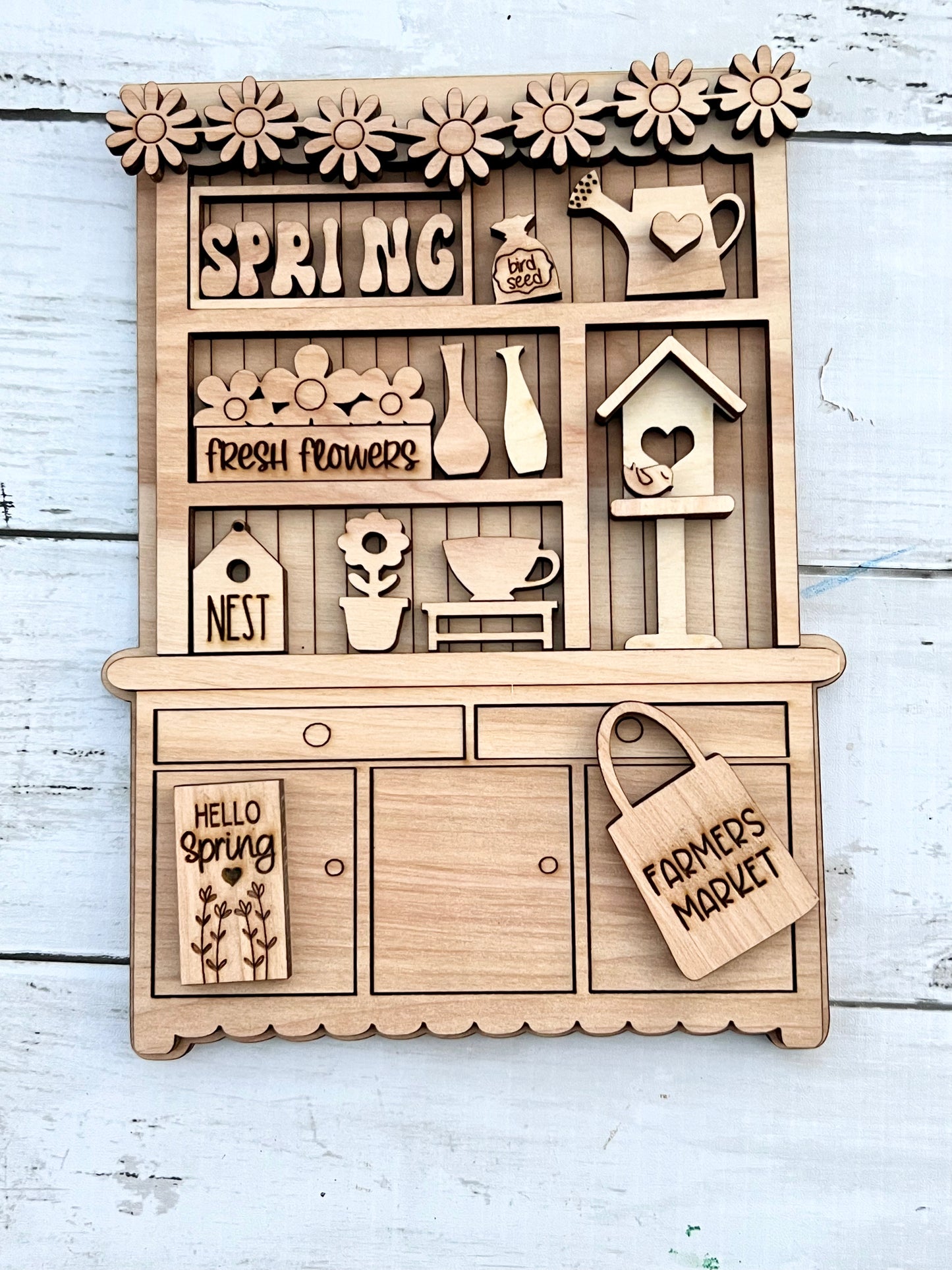 DIY Spring Hutch