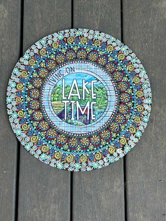 Lake Living Dot Art Mandala