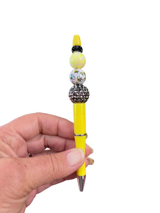 Bee beaded pen