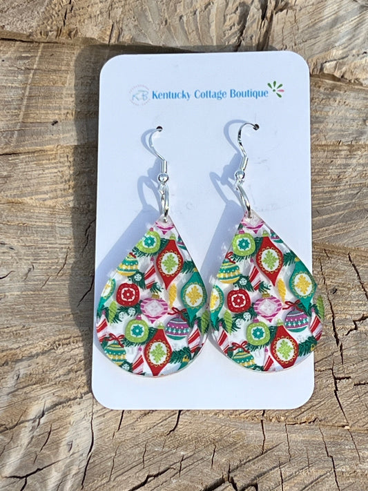 Teardrop Ornament Earrings