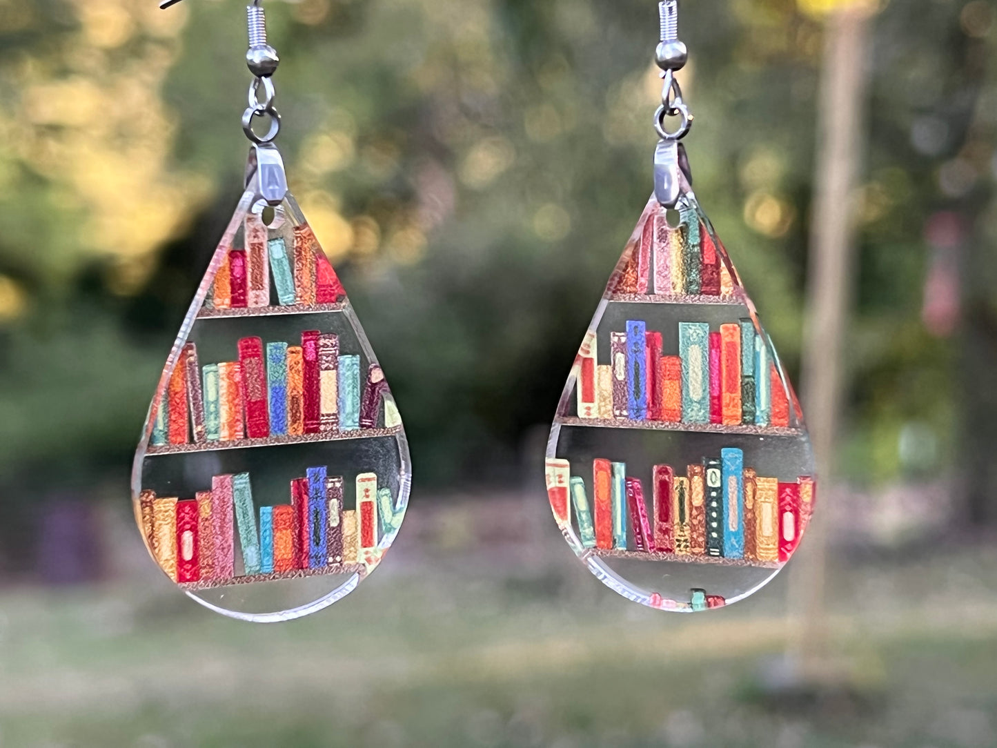 Books Earrings