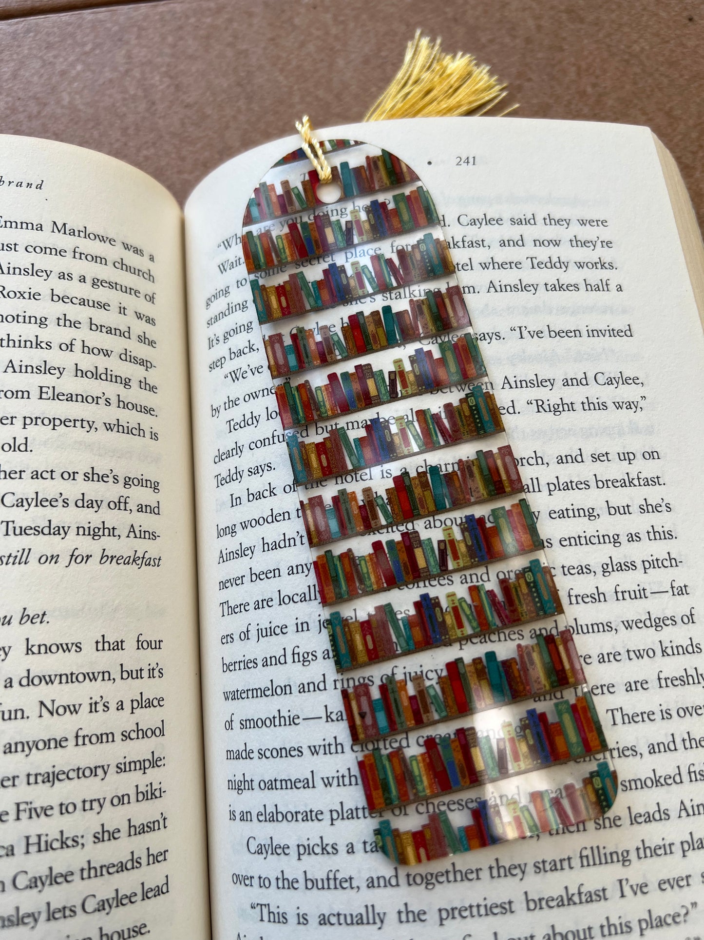 Book stack bookmark