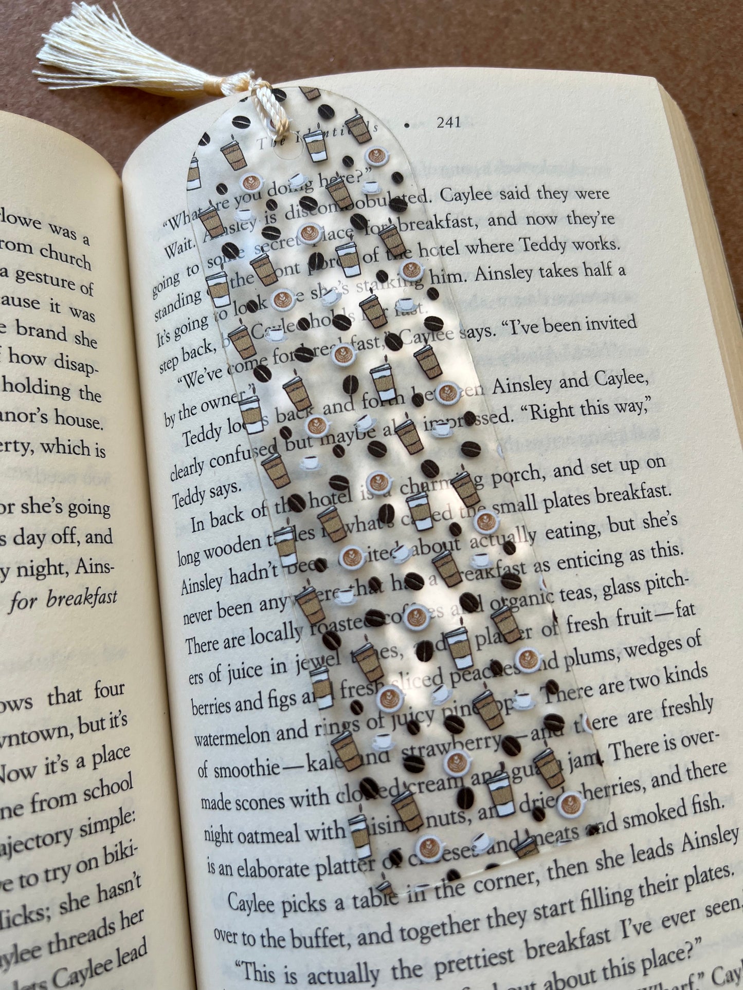 Coffee bookmark