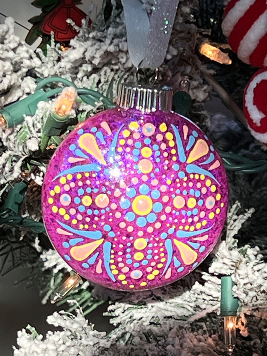 Fuchsia Tree Ornament
