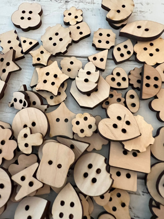 Variety bag of buttons