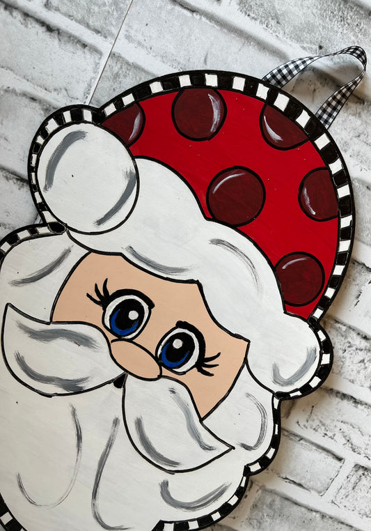 Whimsical Santa Door Hanger