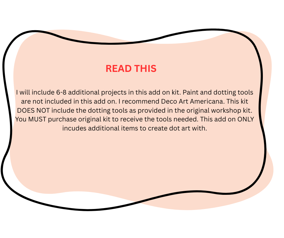 Dot Art Workshop Add on
