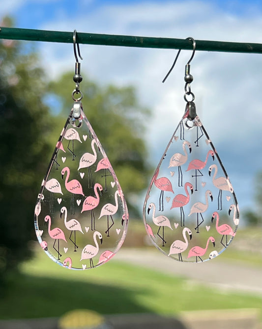 Flamingo Earrings