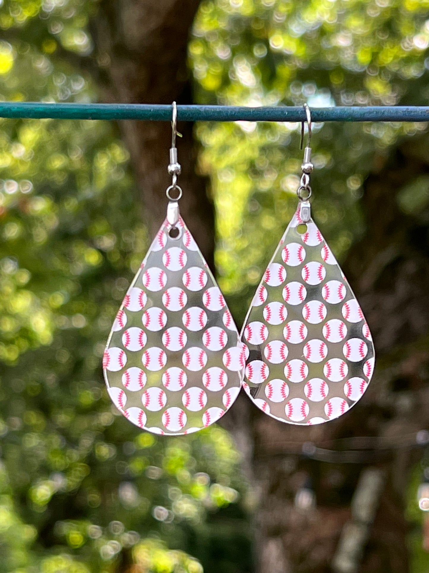 Baseball Earrings