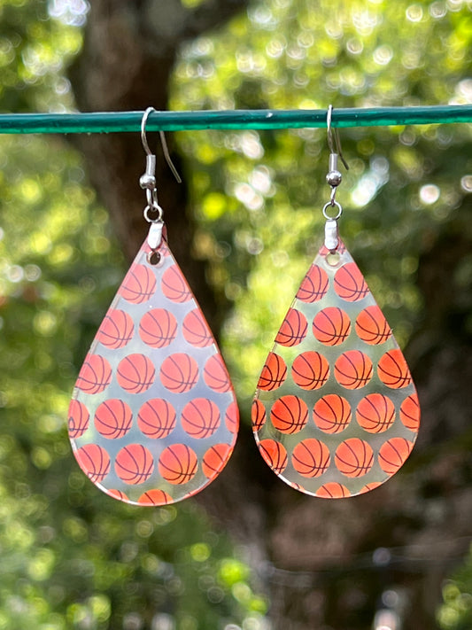 Basketball Earrings