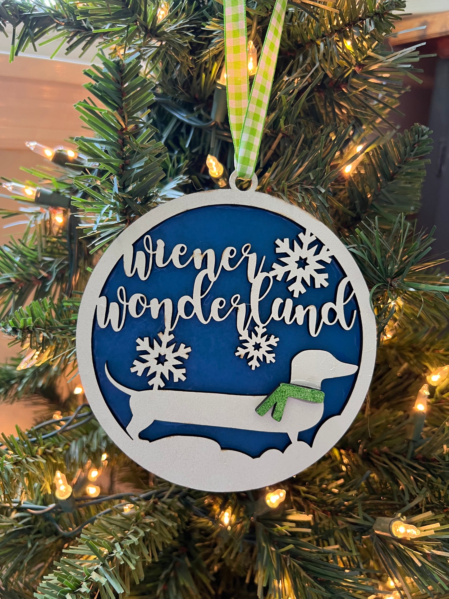 Dachshund Wiener Wonderland Ornaments