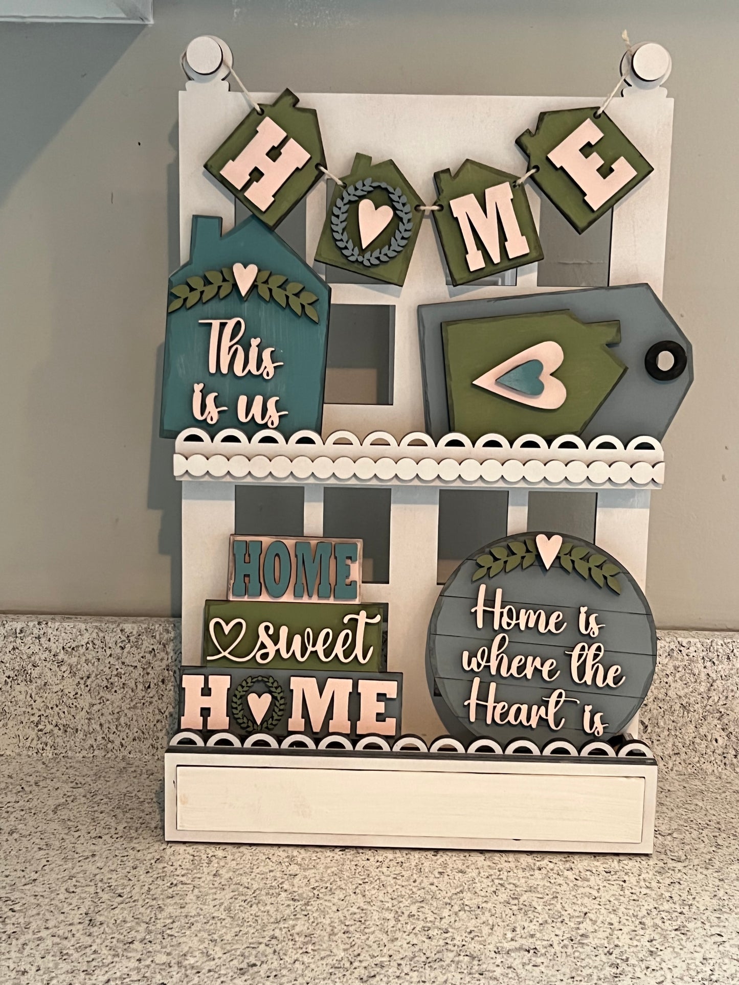 Home Tiered Tray Decor Set